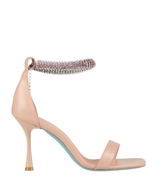 Fratelli Russo White Blush Sandals Leather