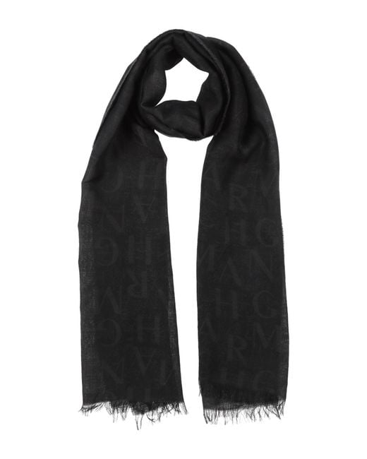 ARMANI EXCHANGE Black Scarf