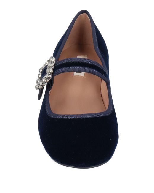 Bibi Lou Blue Ballet Flats