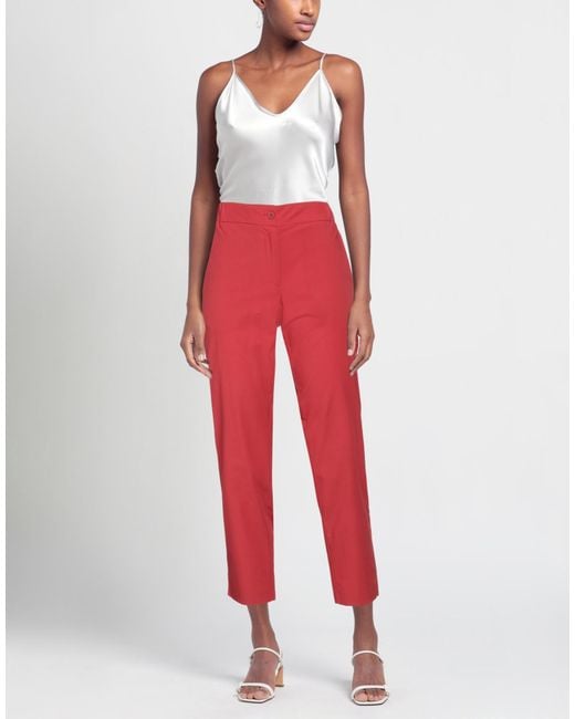Ottod'Ame Red Trouser