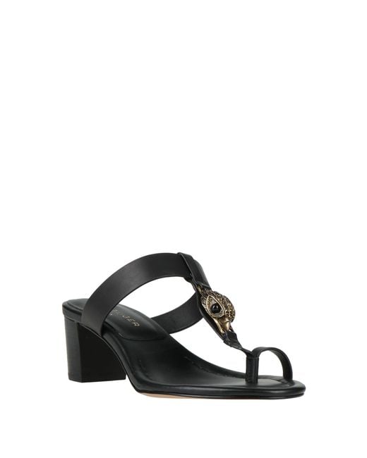 Kurt Geiger Black Thong Sandal