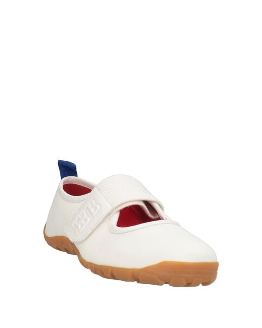 Wales Bonner White Ballet Flats