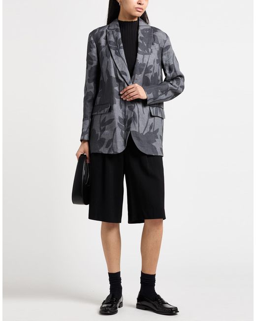 Brunello Cucinelli Gray Blazer