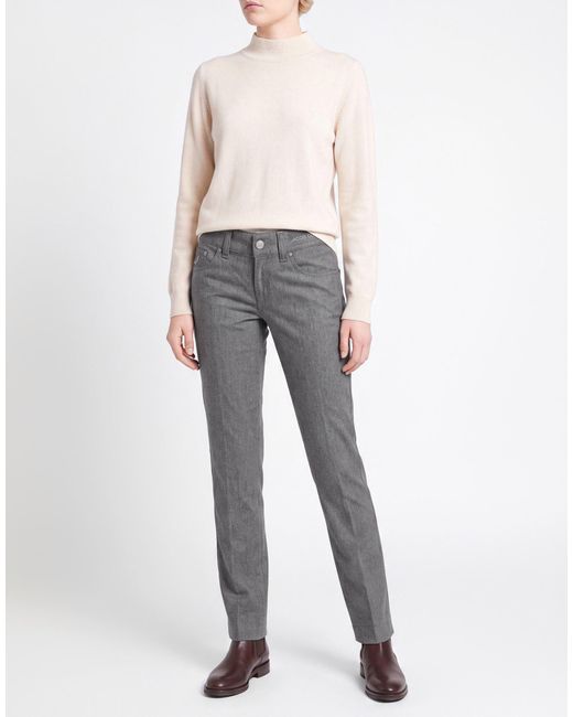Jacob Cohen Gray Pants Wool