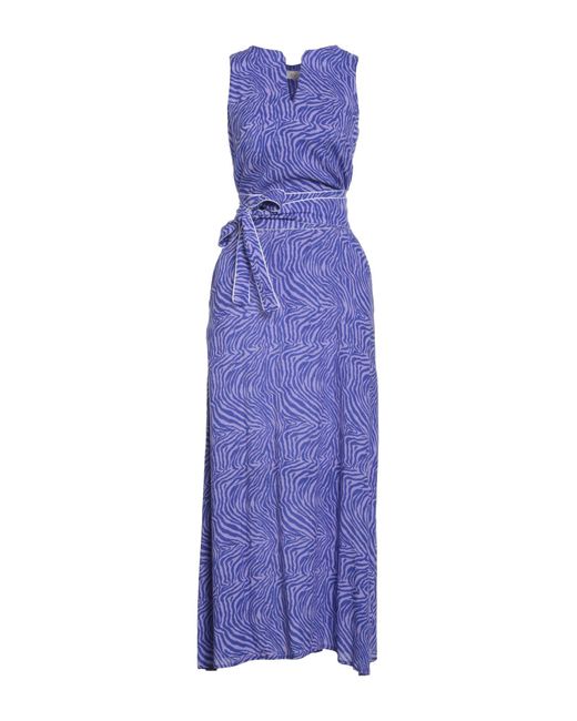 IU RITA MENNOIA Purple Maxi Dress