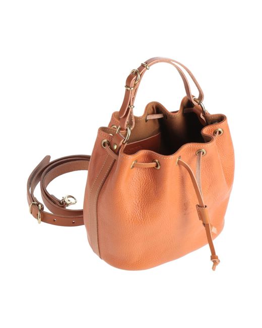 Borsa A Mano di Il Bisonte in Orange