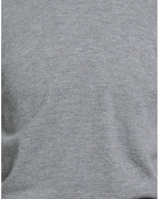 Alpha Studio Gray Sweater Geelong Wool for men