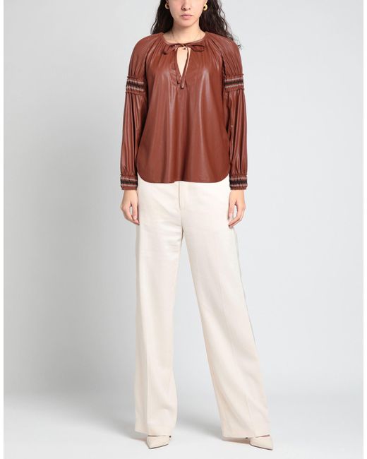 Beatrice B. Brown Top