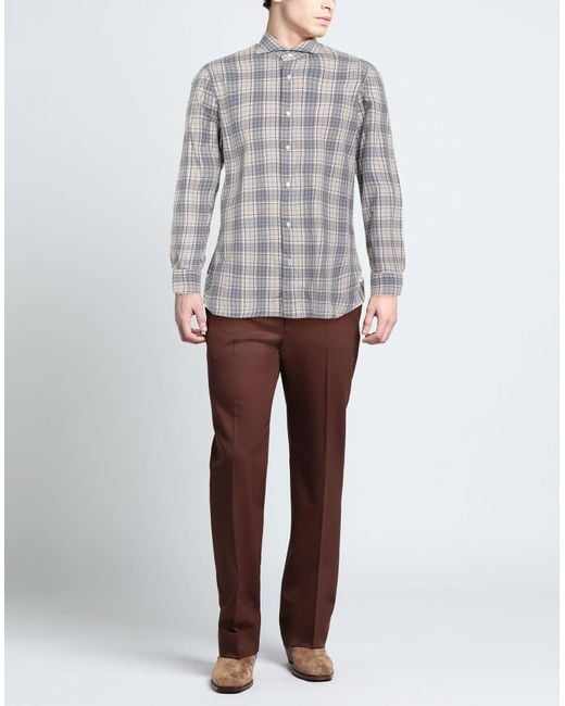 Isaia Gray Shirt for men