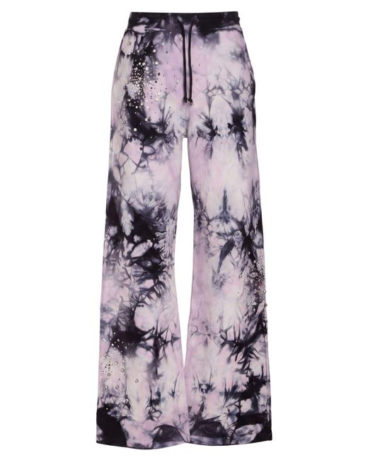 DES_PHEMMES Purple Lilac Pants Cotton