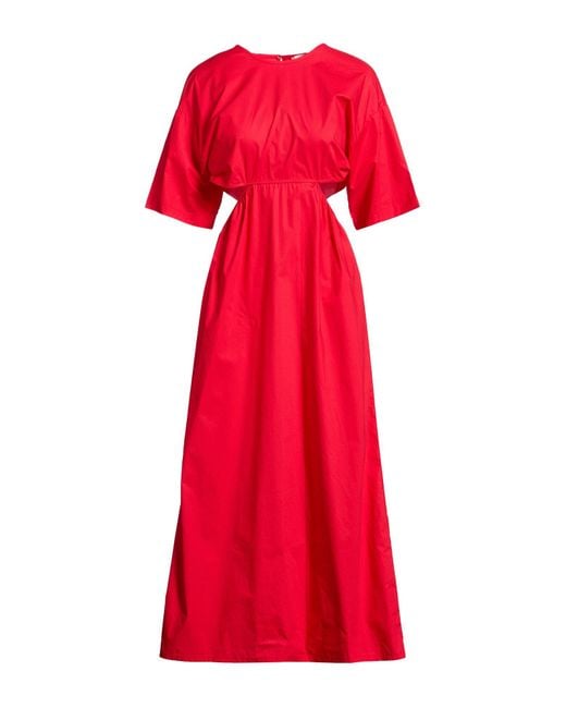 8pm Red Midi Dresses