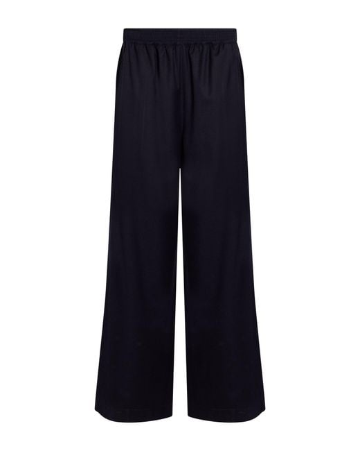 Fabiana Filippi Blue Pants Virgin Wool, Polyamide, Elastane