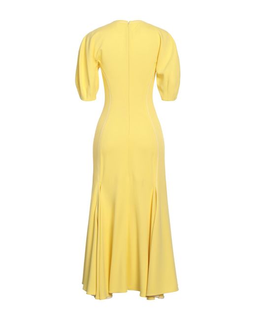 Marni Yellow Midi-Kleid