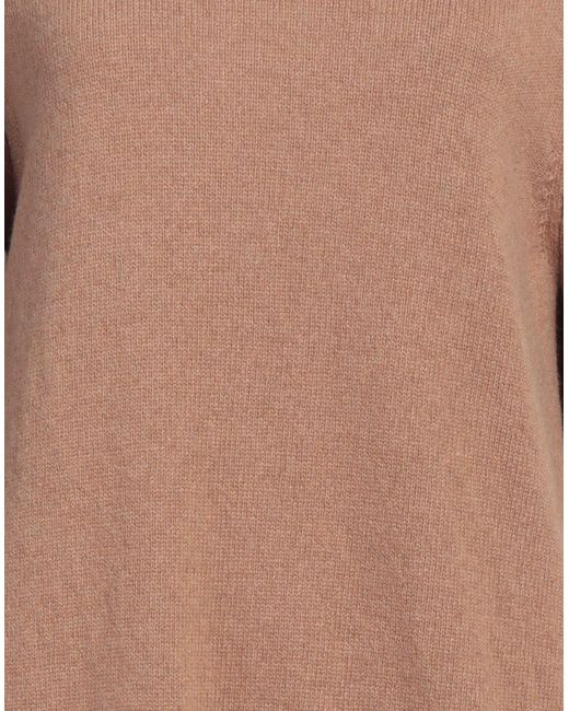 Aragona Brown Camel Turtleneck Cashmere
