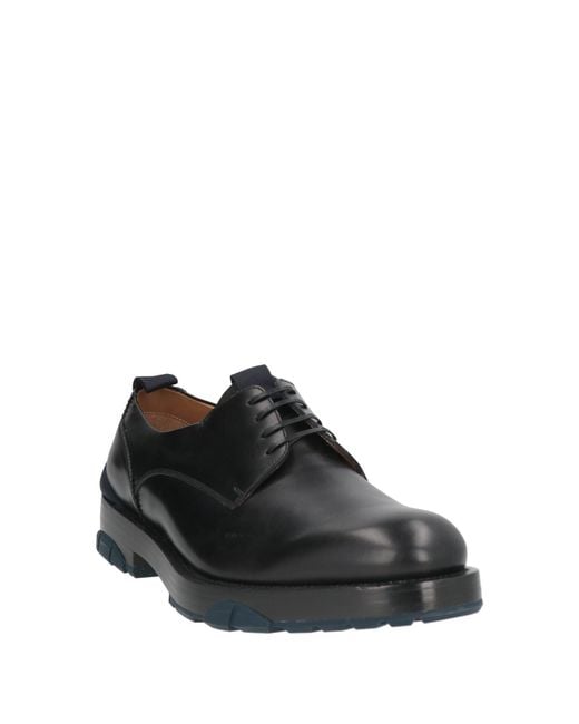 Ferragamo Gray Lace-Up Shoes Calfskin for men