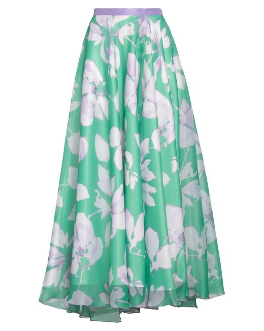 Hanita Green Maxi Skirt