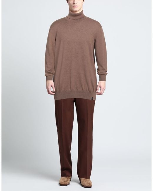 Col roulé Fay pour homme en coloris Brown