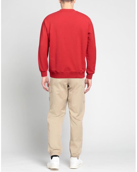 Golden Goose Deluxe Brand Red Sweatshirt for men