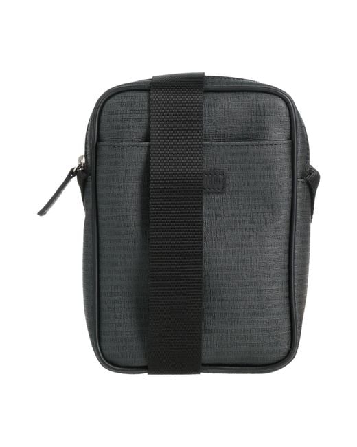Cerruti 1881 Gray Cross-Body Bag Textile Fibers