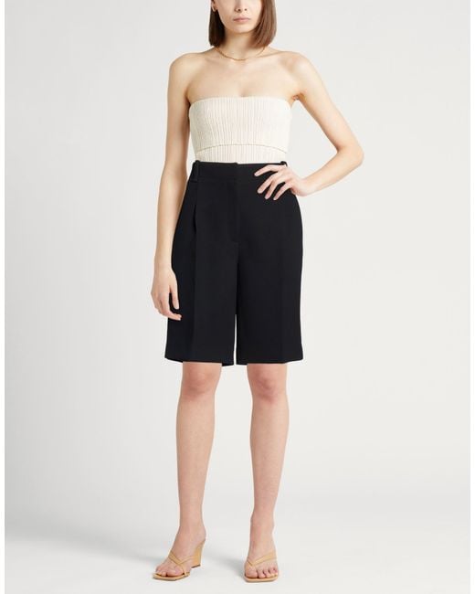 Khaite Blue Shorts & Bermuda Shorts Polyester