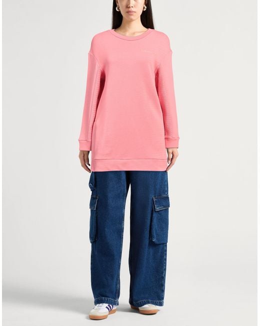 EA7 Pink Sweatshirt Cotton
