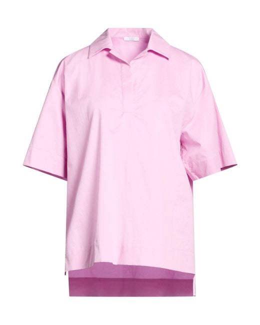 Peserico Pink Top Cotton, Elastane