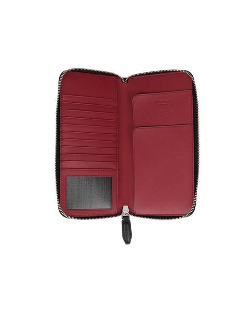 Ferragamo Black Document Holder for men