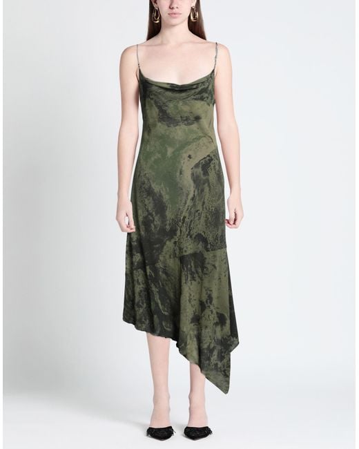 DIESEL Green Midi Dress