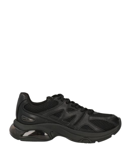 MICHAEL Michael Kors Black Sneakers Leather, Textile Fibers