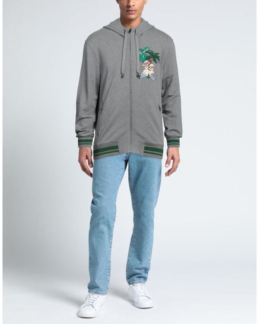 Dolce & Gabbana Gray Sweatshirt for men
