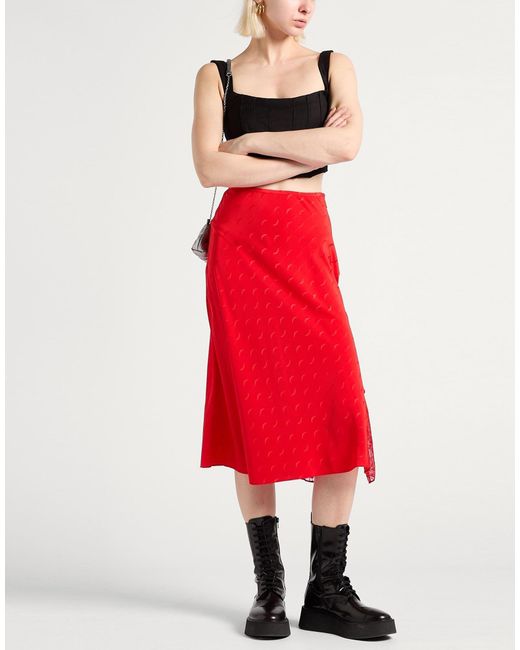 Zadig & Voltaire Red Midi Skirt