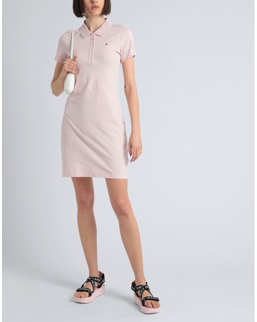 Vestito Corto di Tommy Hilfiger in Pink