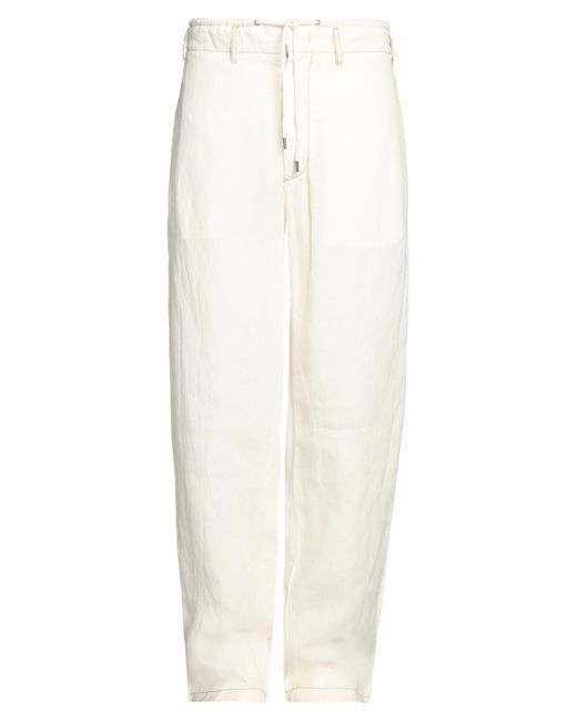 Giorgio Armani White Trouser for men