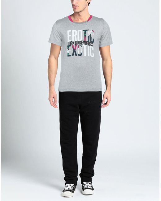 Dirk Bikkembergs Gray T-shirt for men