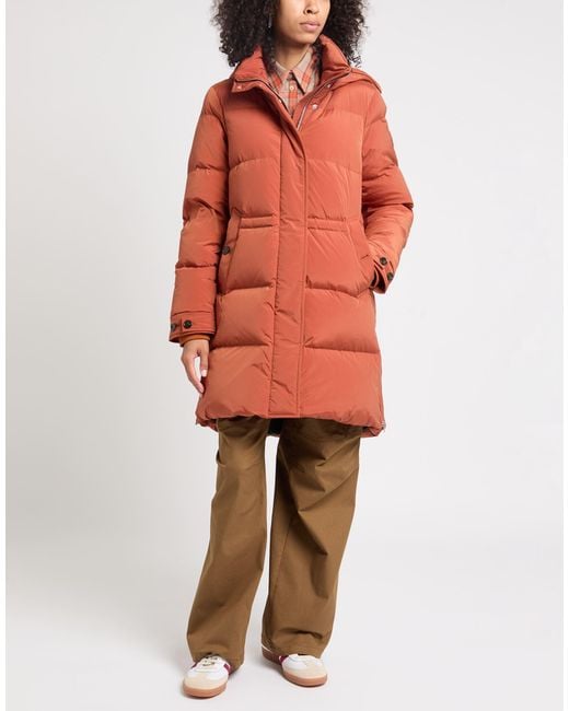 Woolrich Orange Puffer