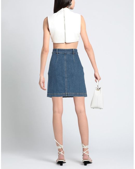 Moschino Blue Denim Skirt