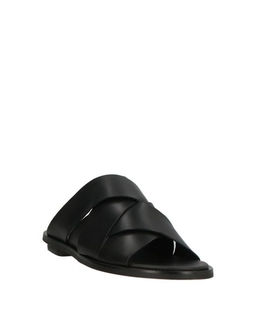 Clarks Black Sandals Leather