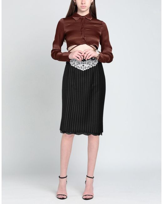 Dolce & Gabbana Black Midi Skirt