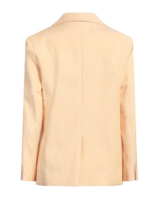 Maje Natural Blazer Viscose, Polyester, Elastane