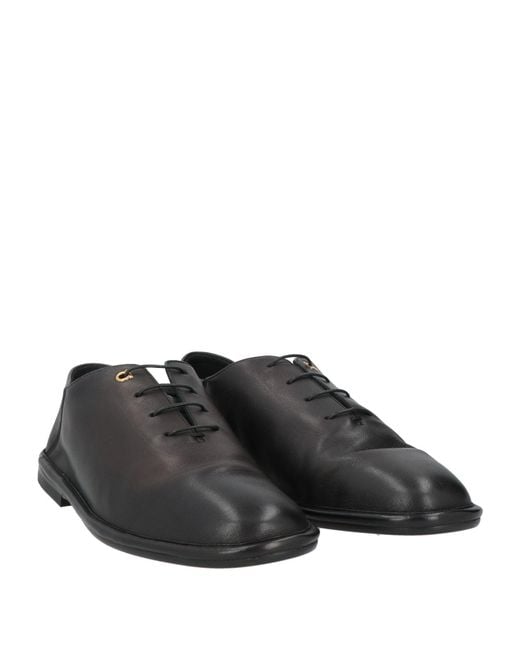 Ferragamo Black Lace-Up Shoes Calfskin for men