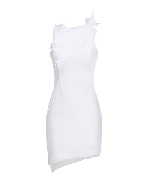 Coperni White Mini Dress Polyamide, Elastane