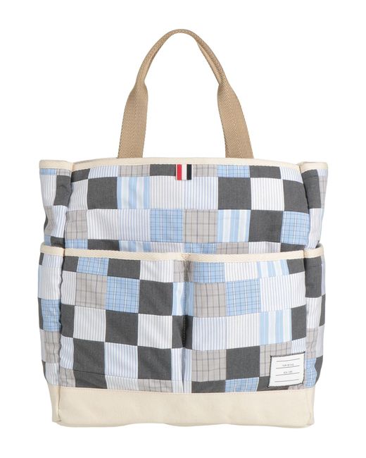 Thom Browne Blue Sky Handbag Textile Fibers for men