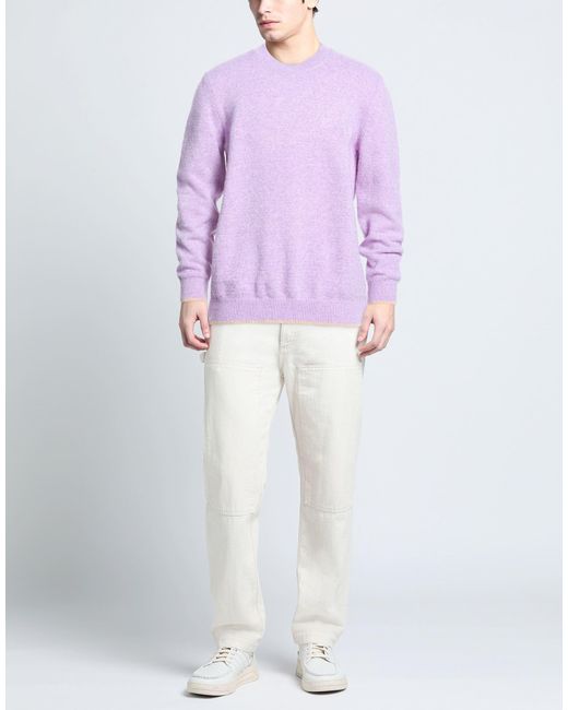 M.Q.J. Purple Sweater Viscose, Polyamide for men