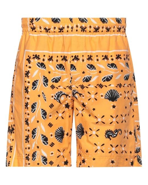 MSGM Yellow Shorts & Bermuda Shorts for men