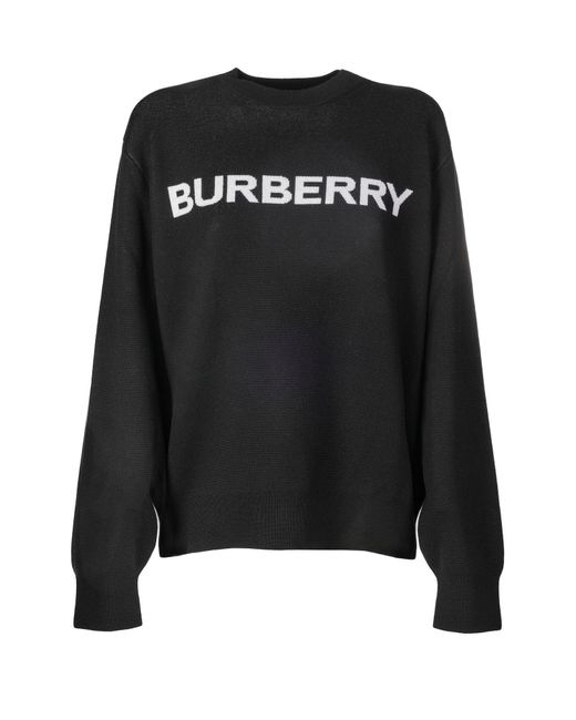 Pullover Burberry de color Black
