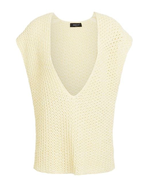 Fabiana Filippi Natural Sweater Cotton, Nylon, Linen, Polyester
