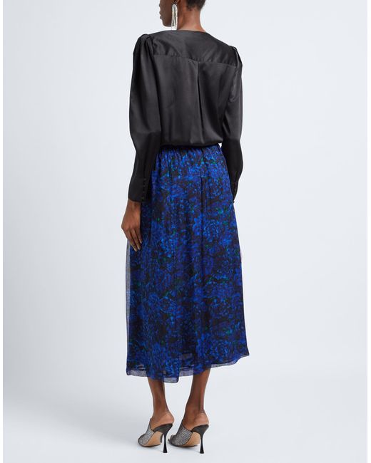 Roseanna Blue Midi Skirt