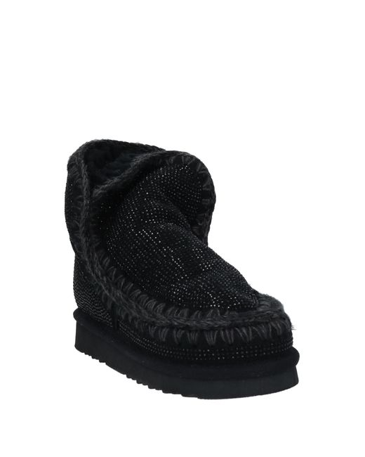 Mou Black Ankle Boots