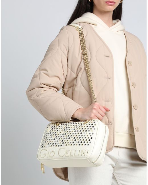 gio cellini milano Cream Cross body Bag