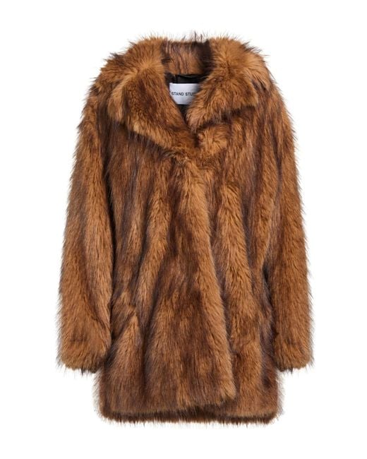Stand Studio Brown Shearling & Teddy